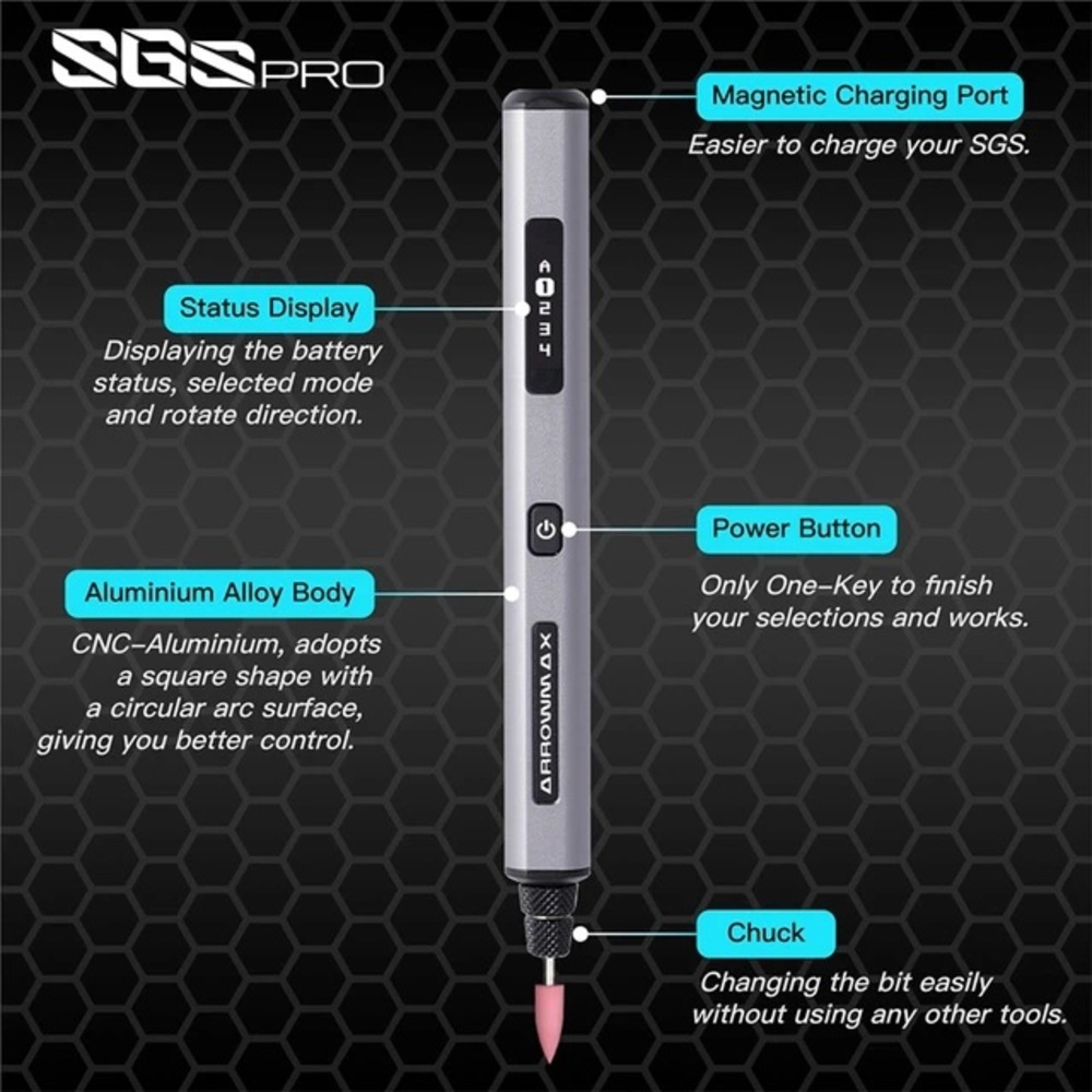 ARROWMAX SGS PRO MINI PEN ROTARY TOOL